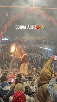 Mesmerizing Ganga Aarti Ceremony in Varanasi, India 🇮🇳