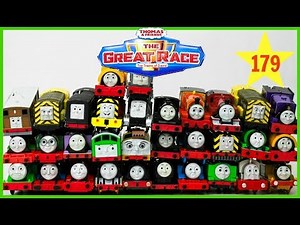 THOMAS AND FRIENDS THE GREAT RACE #179 Biggest Trackmaster Race! Thomas & Friends Toy Trains Kids