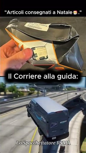 Le consegne del giorno di Natale🎅 #natale #amazon