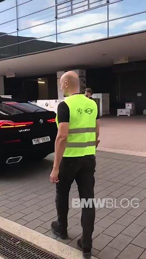 EXCLUSIVE: BMW X6 Vantablack rolling on the street