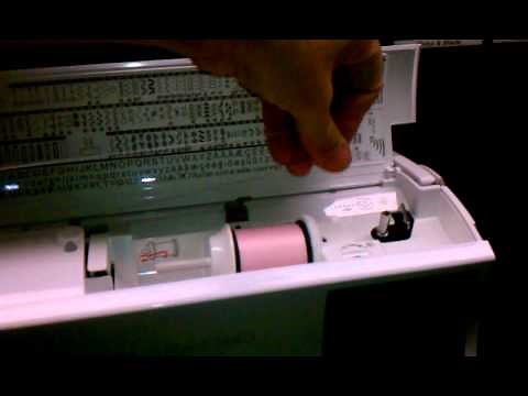 winding a bobbin on a Singer 9960 sewing machine