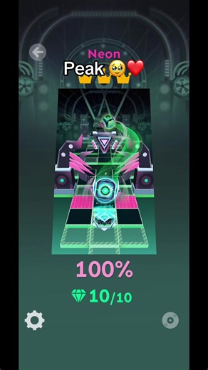 Rolling sky neon gameplay || bro this is peak everywhere! Best rolling sky music I swear and it’s very fun! || #rollingsky #edit #skibiditoilet #fyp #viral