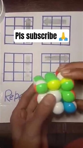 How to solve cube in 6 moves #youtubeshorts #shorts #shortsfeed #cube #viral #trending