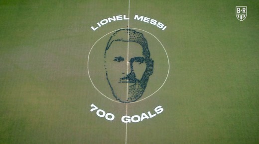 700 goals. 700 balls. One Leo Messi. 🌟 | Bleacher Report Football