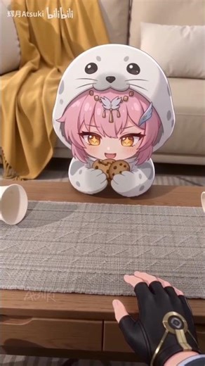 Little Snowfluff really likes biscuits #wutheringwaves #wuwacreator