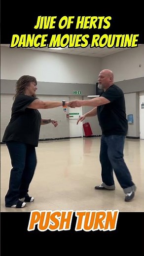 Jive of Herts dance moves routine: Rapido; with Push Turn; Weave - seldom seen jive dance moves 👏