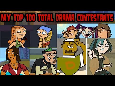 My Top 100 Total Drama Characters! *UPDATED*