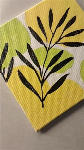 Tiny Boho Painting 🤍 | Relaxing & Easy Idea#art #painting #shortvideo #viral