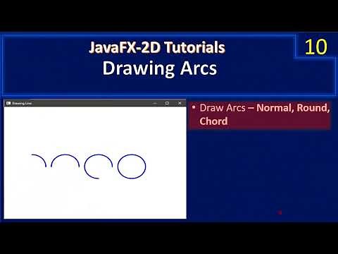 Drawing Arcs | Normal, Chord and Round | Java FX 2D Tutorials #010