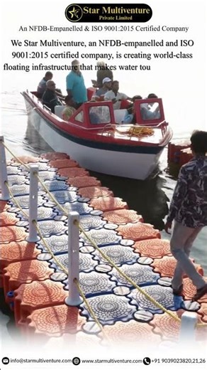 Floating Jetty & Walkway | Star Multiventure #aquaculture #aquaculture #fishfarming