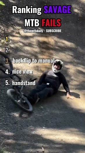 MTB Fails: You Won't Believe This!🤯 #mtb #crash #fail