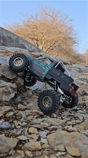 chevy luv havin a good ol time #brushless #scx24 #chevy #minicrawler #offroad #rccrawler