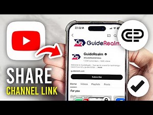 How To Share A YouTube Channel Link - Full Guide