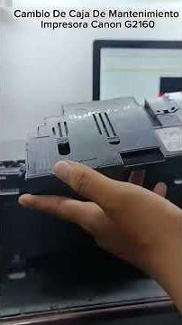El error de almohadillas (código 1726/1727) en la Canon G2160#impresora #almohadillas#printer