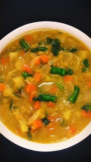 💥 Easy Red Lentil Soup Recipe (Vegan & Healthy)#shorts#comfortfood