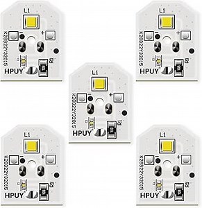 WR55X11132 WR55X25754 Refrigerator LED Light for GE Refrigerator LED Light Replacement Replace WR55X30602 WR55X26486 CWE23SP3MJD1 CWE23SP3MKD1 CWE23SP3MLD1 CWE23SP4MFW2 CWE23SP4MGW2 5PCS