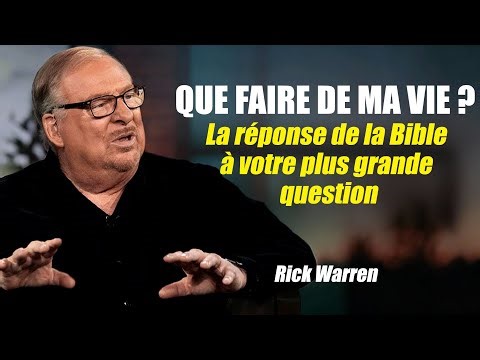 Comment connaître le but de votre vie selon la Bible