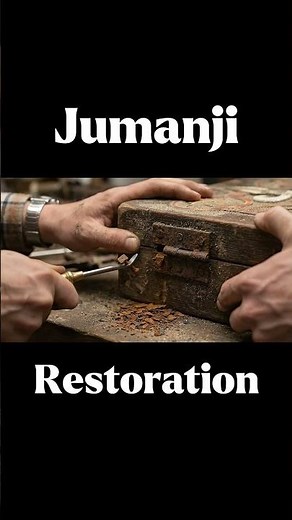 Restoring the REAL Jumanji Board! 🎲 Woodworking ASMR #shorts