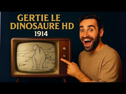 "Gertie le dinosaure" Tu ne croiras JAMAIS que ce cartoon a… 110 ANS ! 🦖✨ Traduction en français.
