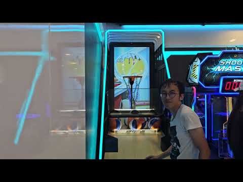 旺角大角咀奧海城2期冒險樂園炫動籃球機7個球5041分(終極模式)