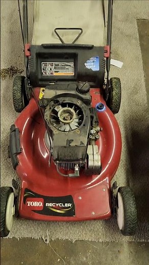 Fixing broken pull cord on Toro Recycler Lawnmower #tororecycler #lawmmowerrepair #brokenpullcord