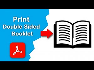 How to print a booklet double sided in Adobe Acrobat Pro DC 2022