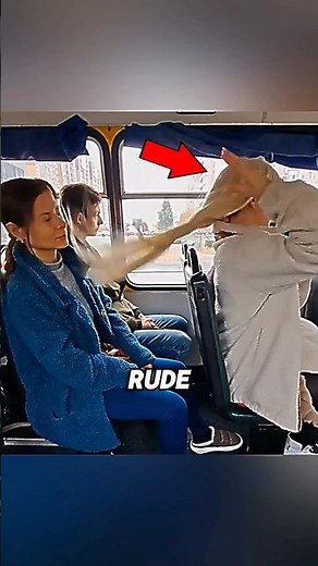 Rude girl gets instant karma on the bus after annoying passengers 😳