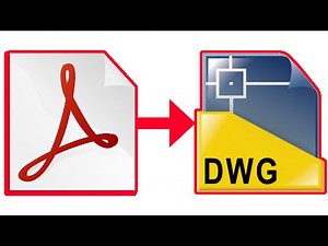 1:1 Scale-Convert PDF to AutoCAD Drawing