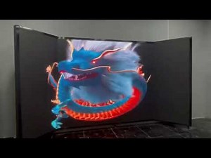 Mooncell Led Display Control System Showcase : Naked Eye 3D Led Display