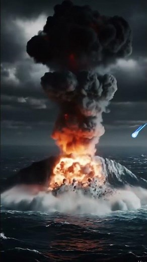 POV: 10km Asteroid Hits Earth ☄️🌊 End of the World Simulation (2025) #shorts