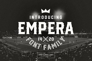 Empera - Display Font, a Serif Font by BoxTube Labs