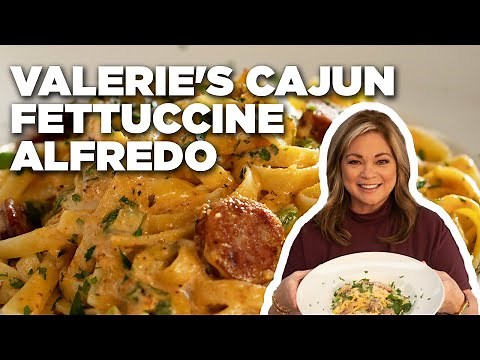 Valerie Bertinelli's Cajun Fettuccine Alfredo with Andouille | Food Network