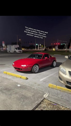 Trust in god and do not underestimate ⛪️ #god #jesus #mazda #miata #jdm
