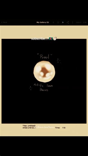 pearl🦪digital art😭💔How draw on your phone🎨 #digitalart #artzarc #drawingtutorial