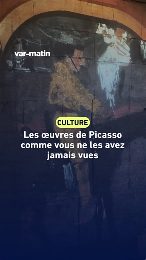 Picasso autrement, en mouvement. Pour leur cuvée 2026, les Carrières des Lumières, aux Baux-de-Provence, mettent en scène le peintre espagnol Pablo Picasso. Pas moins de 650 œuvres et documents sont projetés sur les murs de pierre de ces anciennes carrières devenues lieu d’exposition, pour une immersion totale, dans l’univers de celui qui s’est éteint à Mougins en 1973. #picasso #art #culture #carrieresdelumieres | Var-Matin