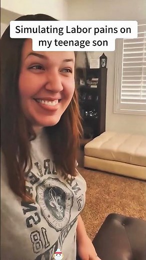 Men tries a labor pain simulator