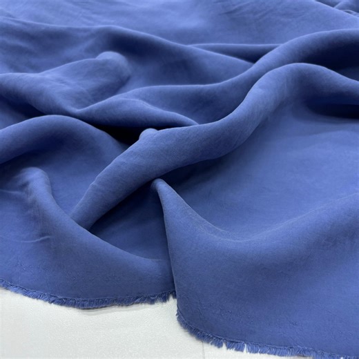 Indigo Stonewashed Cupro Fabric – Soft Material for Dresses & Home Textiles | 150cm/59in Wide - Etsy