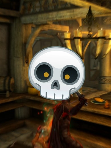 Жёстко подсидела. Знали про это? #Skyrim #TES #SkyrimRP #Скайрим #ватафа