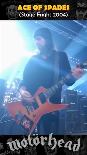 Motorhead - Ace of Spades (Stage Fright 2004) #motorhead #rocknroll #lemmy #heavymetal