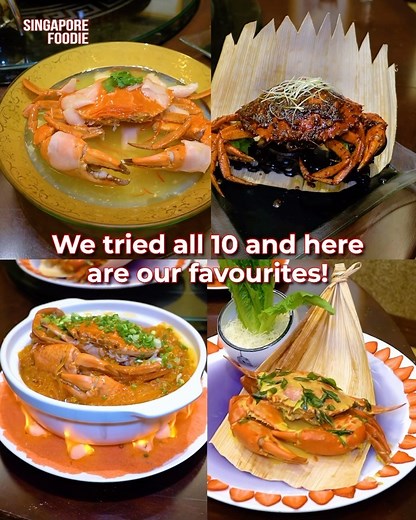 Singapore Foodie on Instagram: "Live Crabs in 10 Cooking Methods From $43 only (5 Jan to 5 Feb 2023) 🔥 📍Peach Garden Chinese Restaurant (Hotel Miramar, Level 3) #sgfood #sgeats #singaporefoodie"