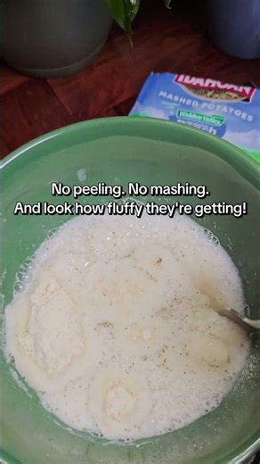 Ranch Mashed Potatoes Hack 🤯 Quick & Easy Recipe #HomemadeFlavor #ComfortFood