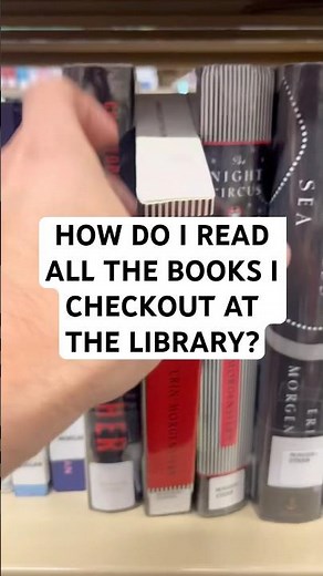 🤔 How do I read ALL of the books I checkout at the library?! 📚 #library #booktok