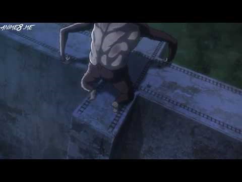 Attack on Titan Season 2 - The Beast Titan climbs the wall