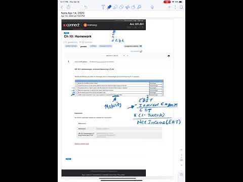 Acc 231 Chapter 10 Homework - Accounting For Long-Term Liabilities