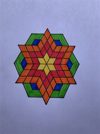 Easy 3D Drawing Tutorial for Colorful Artwork