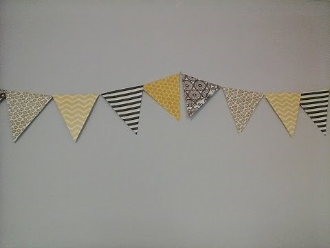 EASY PAPER BUNTING DIY