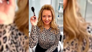 Makeup-free Carol Vorderman has fans gasping
