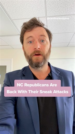 North Carolina's legislature loves a sneak attack. 🤦 Senior Editor Billy Ball explains how this week's use of a "hurricane relief" bill fits a pattern in the NC General Assembly. Here's why it's really bad for the public's participation in writing laws. For more NC news and politics, follow @cardinalandpine! 🎥 Billy Ball/Shaun Sindelman for @cardinalandpine | Cardinal & Pine