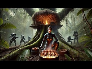 The Soldiers Feared Jungle Darkness — The Human Built a Tree Hut, Grilled Meat Till Dawn | HFY Story