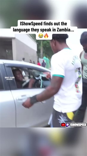 IShowSpeed finds out the language they speak in Zambia…😭🔥 | Daily Clips | #ishowspeed #fyp #africa